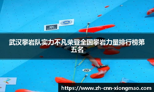武汉攀岩队实力不凡荣登全国攀岩力量排行榜第五名